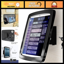 Lockable Tablet Wall Mount, Tiltable Anti-Theft Security for 10.9