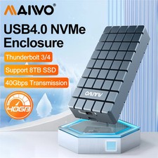 MAIWO 40Gbps USB4 M.2 NVMe SSD Enclosure Aluminum 8TB MAX for Thunderbolt 4/3 US picture