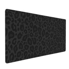 Leopard Mouse Pad Extended Desk Mat 35.4x15.7 Black picture