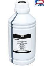 1 Liter Black Refill Dye Ink compatible for Epson  EcoTank HP Canon Brother 1000 picture