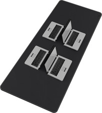 Large Desk Mat 59x28 Inches Extra Large Waterproof Non Slip PU Leather Office picture