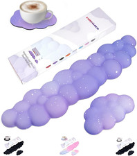 Silky Cloud Wrist Rest Set for Keyboard & Mouse, 16.9