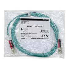 Legrand Quiktron 3m LC-LC OM3 Duplex Multimode Fiber Cable 10G 852-LL2-009 picture