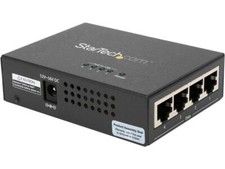 StarTech POEINJ4G 4-port Gigabit midspan - PoE+ injector - 802.3at / af picture