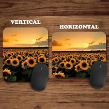 Sunflower Floral Spring Flower Mouse Pad Mat Mousepad Office School Gaming Gift picture