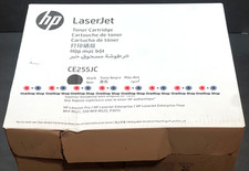 💥 New GENUINE OEM 🖨️ HP LaserJet CE255JC 🖨️ Black Toner Print Cartridge 💥 picture