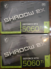 MSI SHADOW GeForce RTX 5060 Ti 16GB GDDR7 PCI Express 5.0 Graphics Card 2X OC picture