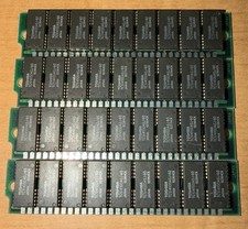 16MB 4 x 4MB 30-Pin SIMM 60ns Silver 9bit FPM Memory PC, IBM 286/386/486 Century picture