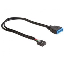 USB 2.0 To USB 3.0/3.1 Adapter Motherboard Header 19pin To 9pin Case Cable 30cm picture