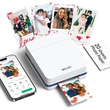Nelko Photo Printer, PP01 Color Mini Portable Printer, Instant Smartphone Ink... picture