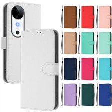 Candy Leather Wallet Cover Case For Honor 600 400 90 60 X7D Magic 8 X6C X7A X8C picture