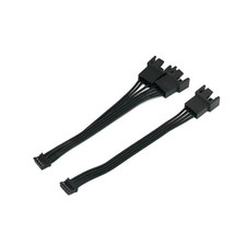 Angitu GPU Mini 4Pin to PWM 3Pin/4Pin Fan Adapter Cable 10cm for PC GPU picture