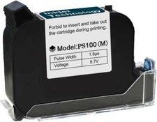 Phezer Original 42ml Black Quick Dry Solvent Ink Cartridge for PC89 picture