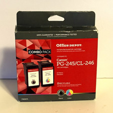 Office Depot Canon PG-245 CL-246 Ink Cartridge Combo Pack picture