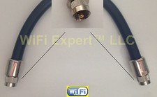 50-200' RFC600 LOW LOSS FLEX COAX RF CABLE PL259 SO238 N TYPE Male Female Clamp picture