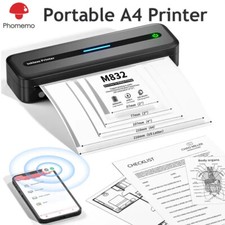 Phomemo A4 Portable Wireless Thermal Printer Support 8.5