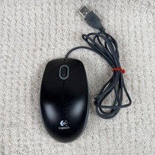 Logitech M-U0026 Wired Optical USB Mouse Black Gray picture