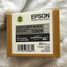 Epson UltraChrome K3 T5809/C13T580900 Light Light Black Ink 80ml 3800/3880 picture