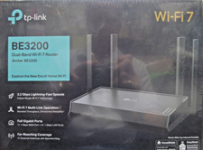 NEW TP LINK ARCHER BE3200 WI-FI 7 DUAL BAND WIRELESS ROUTER 3.2 GBPS  picture
