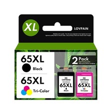 65XL Ink Cartridge Replacement for HP 2PK DeskJet 2622 3755 3722 Envy 5055 5000 picture