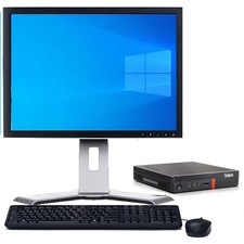 Lenovo Restored ThinkCentre Micro with a 19 in Monitor | Intel i5 128GB SSD picture