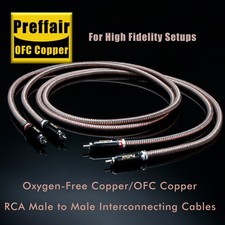 OFC HiFi RCA Cable Wire Audio Signal Interconnect Cable With RCA Plug picture