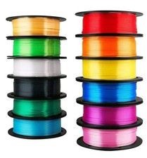 MIKA3D 12 in 1 Bright Shine 3D Printer Silk PLA 12 Popular Shiny Colors  picture