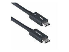 StarTech TBLT5MM80CM240W 2.6ft Thunderbolt 5 Cable 80Gbps 240W picture