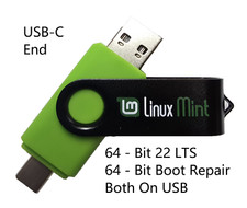 Linux Mint 22 LTS 64 Bit Bootable 8GB USB Flash Drive And Install Guide picture