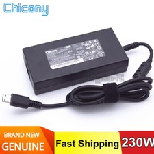 Genuine Chicony A17-230P1A A230A032P MSI Power Adapter Flat Port 20V 11.5A 230W picture