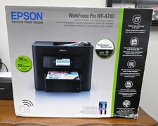New opened Epson Workforce Pro WF-4740 All-in-One Inkjet Printer Comes With Ink picture