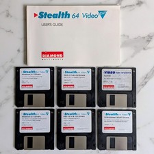 Diamond Multimedia Stealth 64 Video VRAM VLB S3 Vision968 Manual & Disks NO Card picture