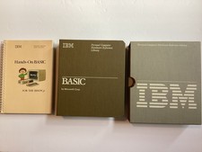 IBM PCjr BASIC Cartridge Software Manuals Set 1983 Microsoft + Hands-On Book picture