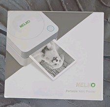 NELKO Portable Mini Printer Thermal Printing Black & White Output Compact Design picture