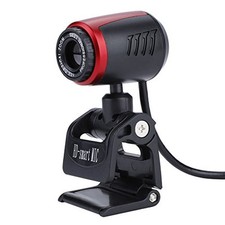  USB Webcam, 640 x 480 USB Camera Live Streaming with Built-in Microphone 360°  picture