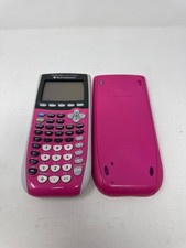 Texas Instruments TI-84 Plus Silver Edition Graphing Calculator Pink w/ Cover picture