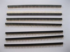 12 pcs Pitch 2.54mm 1x40 L7.43mm Breakable Male Pin Header Single Row Strip New picture