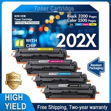 202X CF500X 4PK Toner Cartridge Set for M254dw M281fdw M280nw M281cdw M254nw 4pk picture