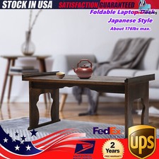 Japanese Style Bedside Laptop Desk Foldable Coffee Tea Table Sofa Side End Table picture