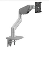 Humanscale M8.1 Pro Monitor Arm, Silver/grey, Clamp Mount- New open Box picture