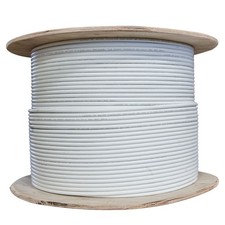Cat5e Plenum  Solid Bare Copper 1000FT 350MHZ 24AWG In White  picture