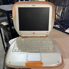 VINTAGE APPLE TANGERINE CLAMSHELL IBOOK G3 M2453 picture