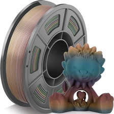 Matte Rainbow PLA Filament 1.75Mm, Multicolor Gradient 3D Printer Filament, Colo picture