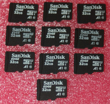 PACK of 10 SanDisk EDGE 32GB microSDHC, Class10, U1, A1, UHS-I Memory Card picture