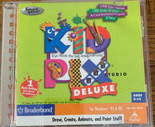 Kid Pix Deluxe Computer PC CD Rom Software picture
