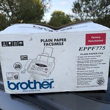 Brother Plain Paper Fax Machine Facsimile EPPF775 In Box Factory Refreshed picture