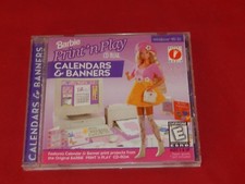 Barbie Print 'n' Play CD-Rom Calendars & Banners (Vintage) picture
