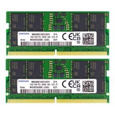 Samsung 32GB (2X16GB) DDR5 4800MHz PC5-38400 SODIMM Memory Ram M425R2GA3BB0-CQK picture