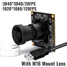 1080P 120FPS USB Camera Module 12MP IMX577 CMOS With M16 Mount Lens Plug And Pla picture