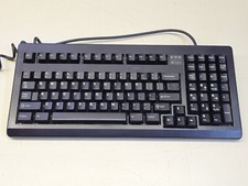 Vintage 101-Key Compact Cherry PS/2 Keyboard Doubleshot Keycaps G81-1800HQU/01 picture
